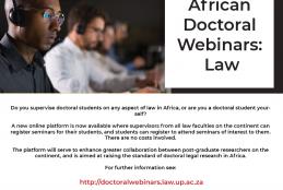 Doctoral webinar